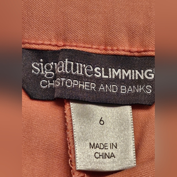 Christopher & Banks Comfort Stretch Slimming Crop Capri Pants Size 6 NWT - Picture 10 of 11